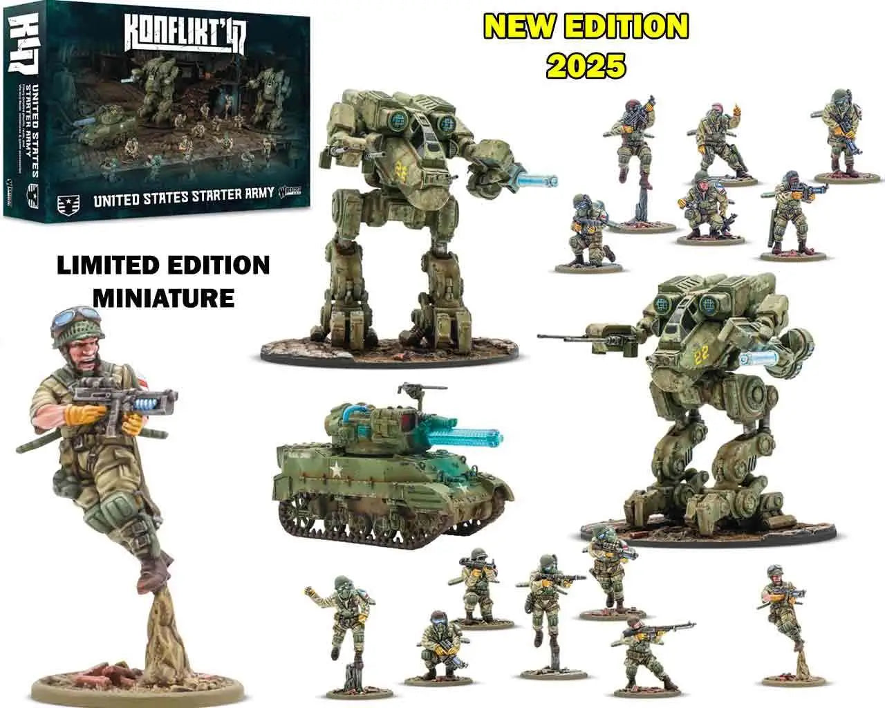 KONFLIKT '47 NEW EDITION 2025 UNITED STATES STARTER ARMY Frikytopia