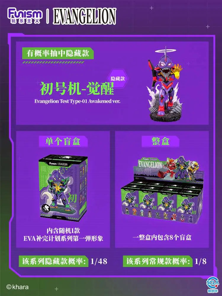 EVANGELION SERIES 1 BLIND Caja SET (8)