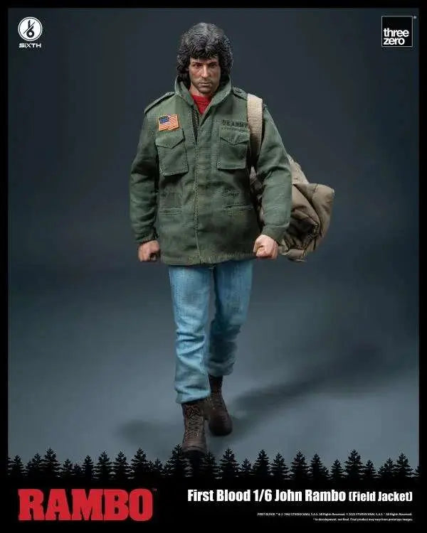 RAMBO FIRST BLOOD JOHN RAMBO FIELD JACKET 1/6 Figura