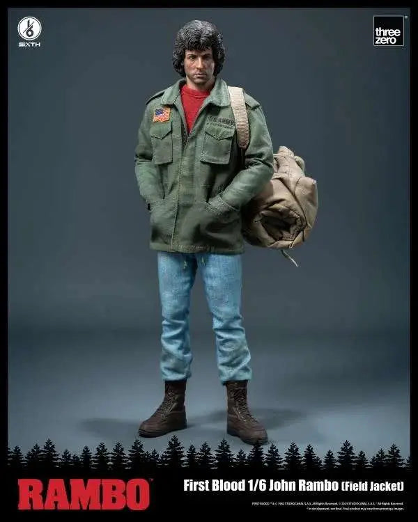 RAMBO FIRST BLOOD JOHN RAMBO FIELD JACKET 1/6 Figura