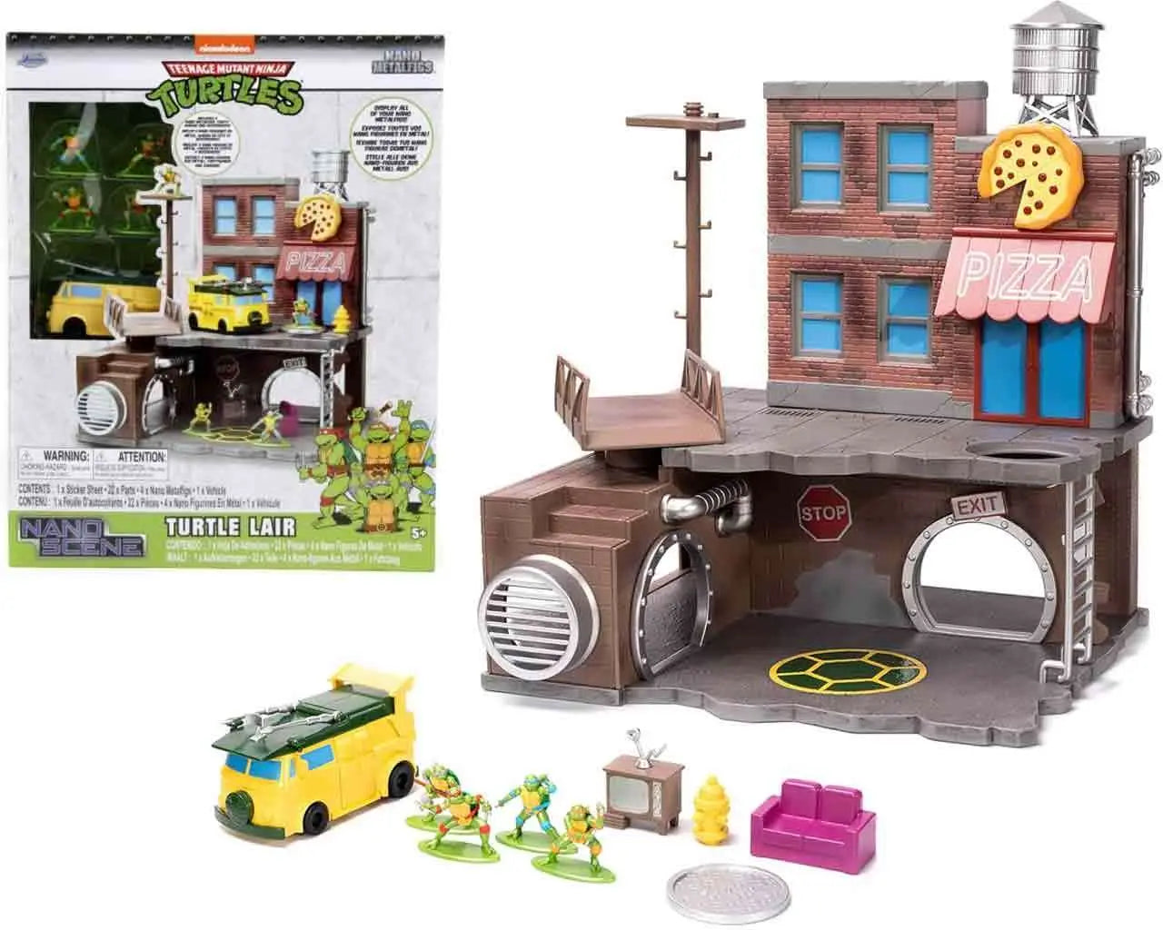 TEENAGE MUTANT NINJA TURTLE LAIR NANO SCENE DIORAMA Frikytopia