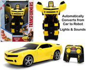 TRANSFORMERS BUMBLEBEE TRANSFORMING TO ROBOT REMOTE CONTROL MODEL