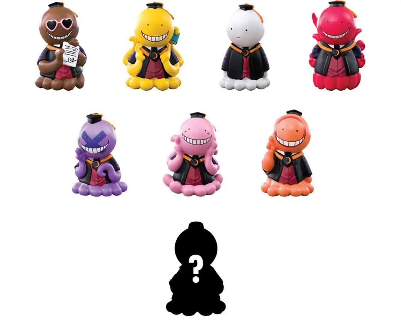 ASSASSINATION CLASSROOM PUCHIPOP MINI FIG BLIND Caja DISPLAY (8)