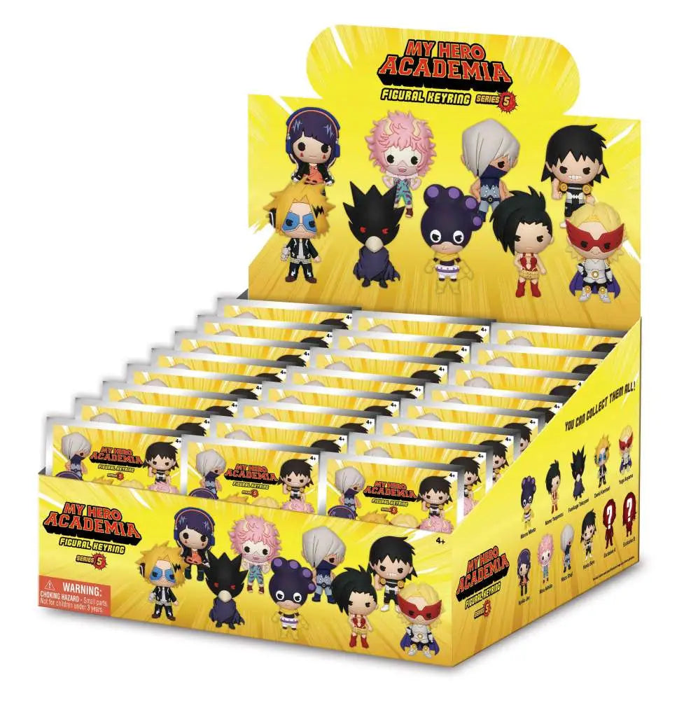 MY HERO ACADEMIA SERIES 5 BAG CLIP BLIND BOX DISPLAY (24) Frikytopia
