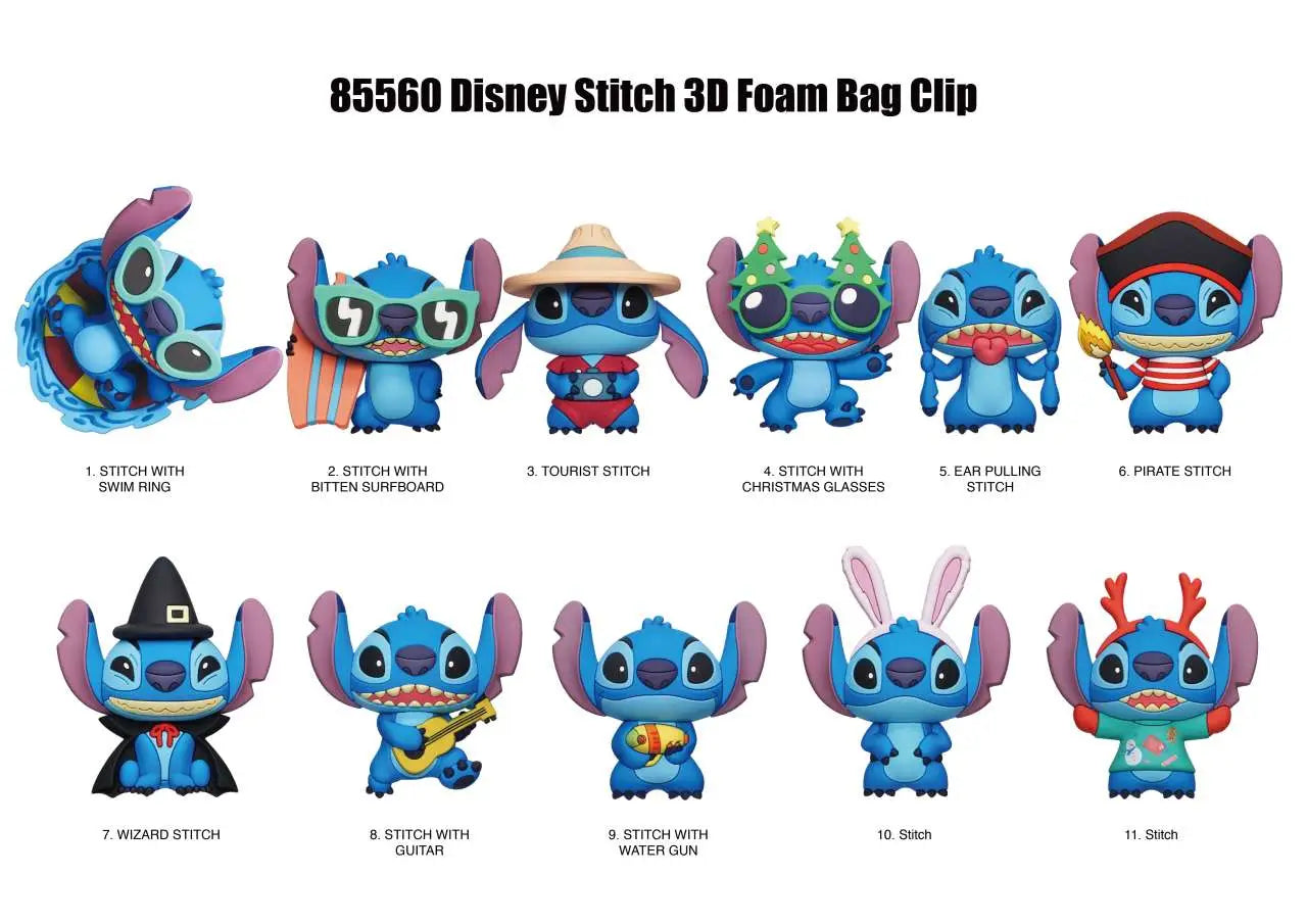 STITCH IN COSTUME EXC 3 Bolsa CLIP BLIND Caja DISPLAY (24)