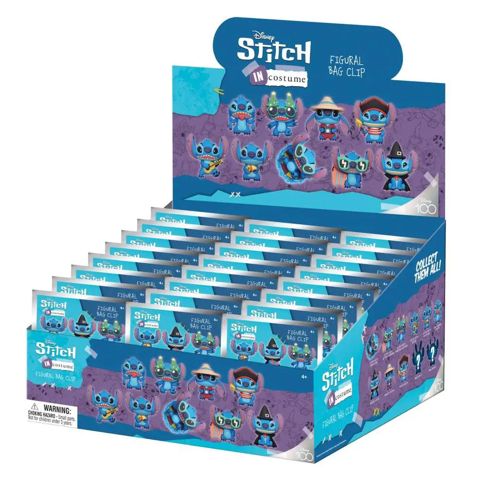 STITCH IN COSTUME EXC 3 Bolsa CLIP BLIND Caja DISPLAY (24) Frikytopia