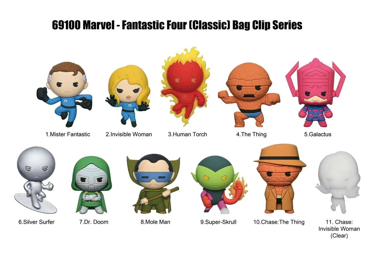FANTASTIC FOUR CLASSIC Bolsa CLIP BLIND Caja DISPLAY (24)