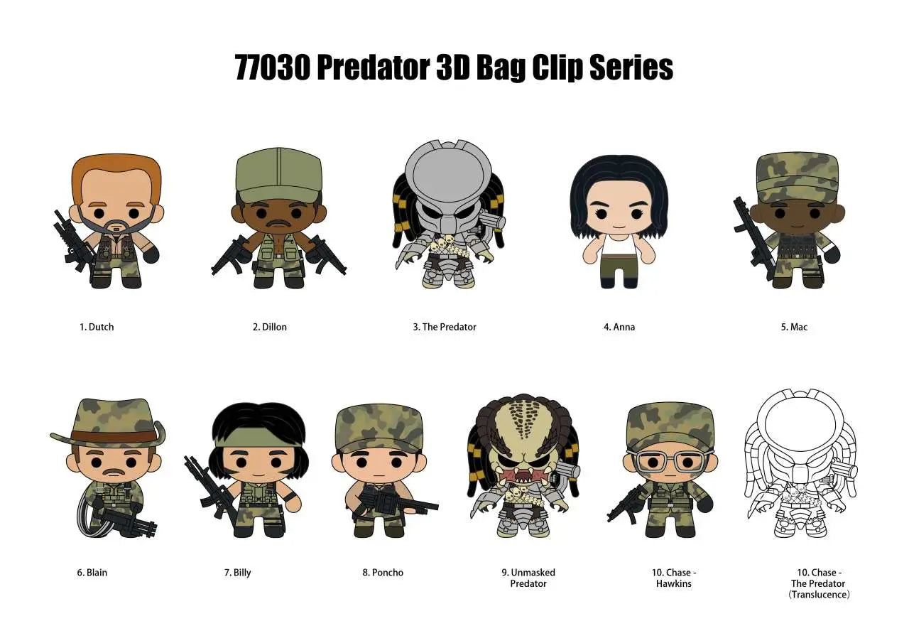 PREDATOR 3D S1 Bolsa CLIP BLIND Caja DISPLAY (24)