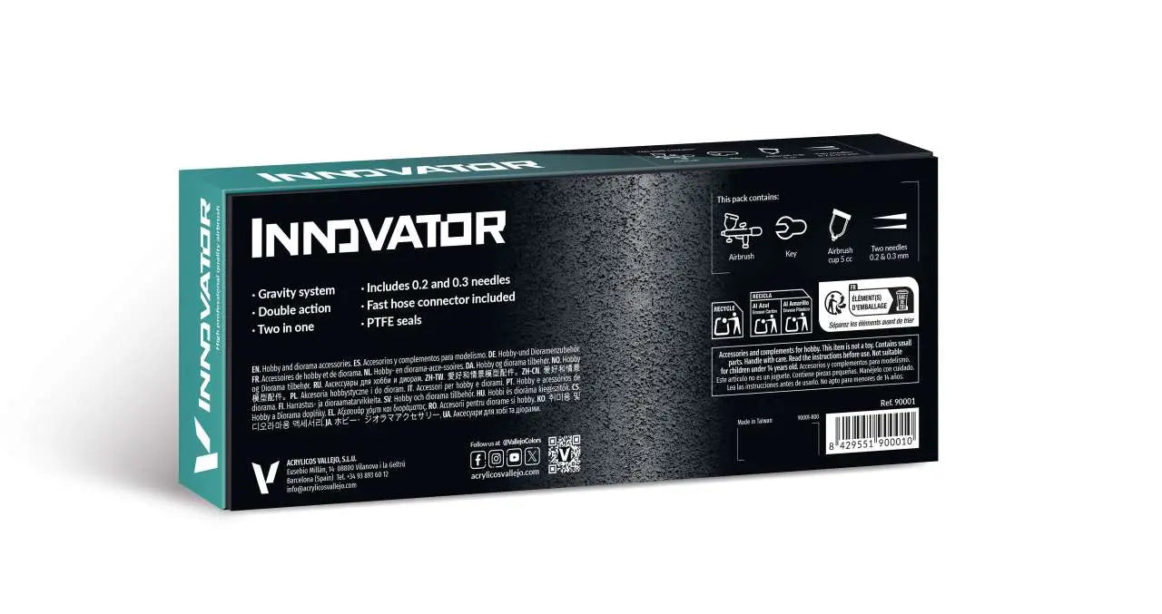 AIRBRUSH INNOVATOR BY VALLEJO 2 IN 1