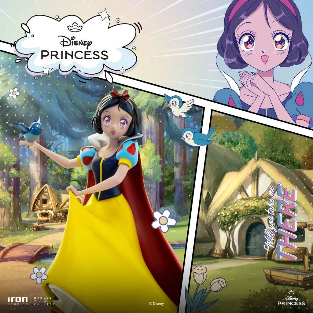 Disney Estatua Anime Princess Scale Blancanieves 17 cm