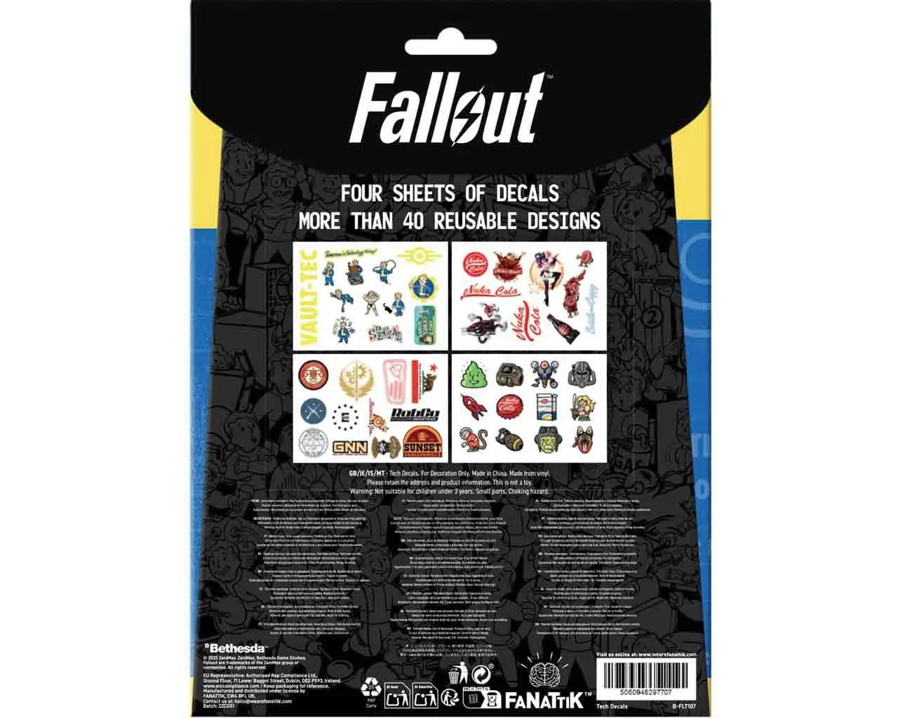Fallout Pegatina Tech