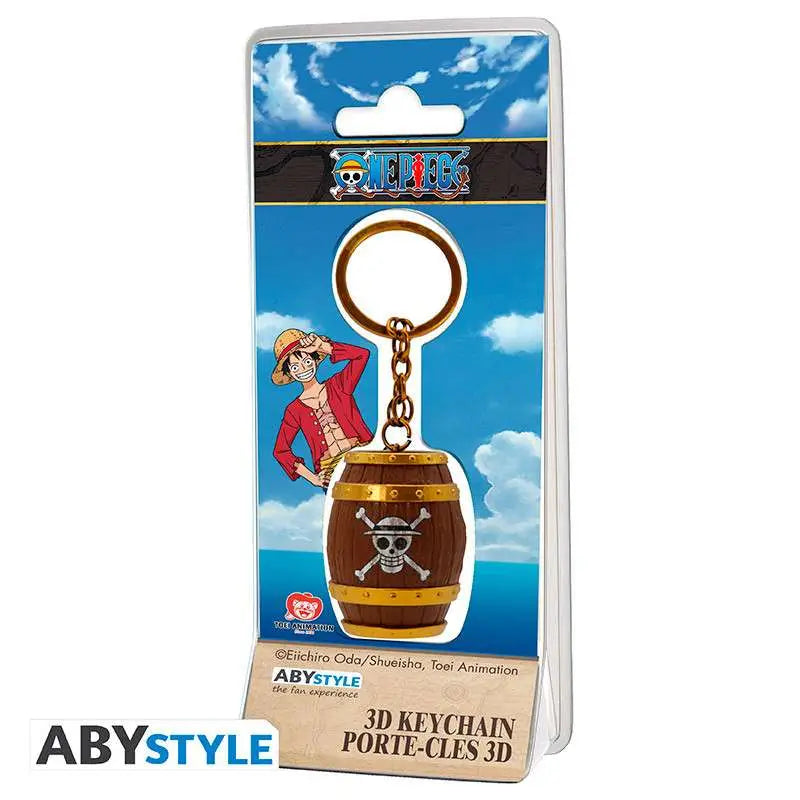 ONE PIECE BARREL 3D KEYCHAIN Frikytopia