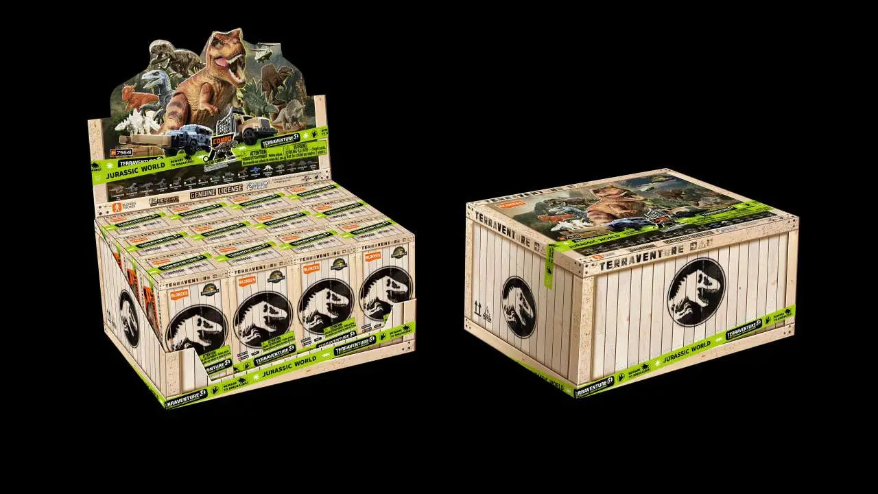JURASSIC WORLD SURPRISE EGG TERRAVENTURE TS01 BLIND Caja MODEL KIT (12) Frikytopia