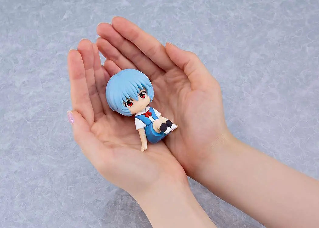 Rebuild of Evangelion Figura mini Rubber Mascot Nendroid Plus Rei Ayanami 8 cm