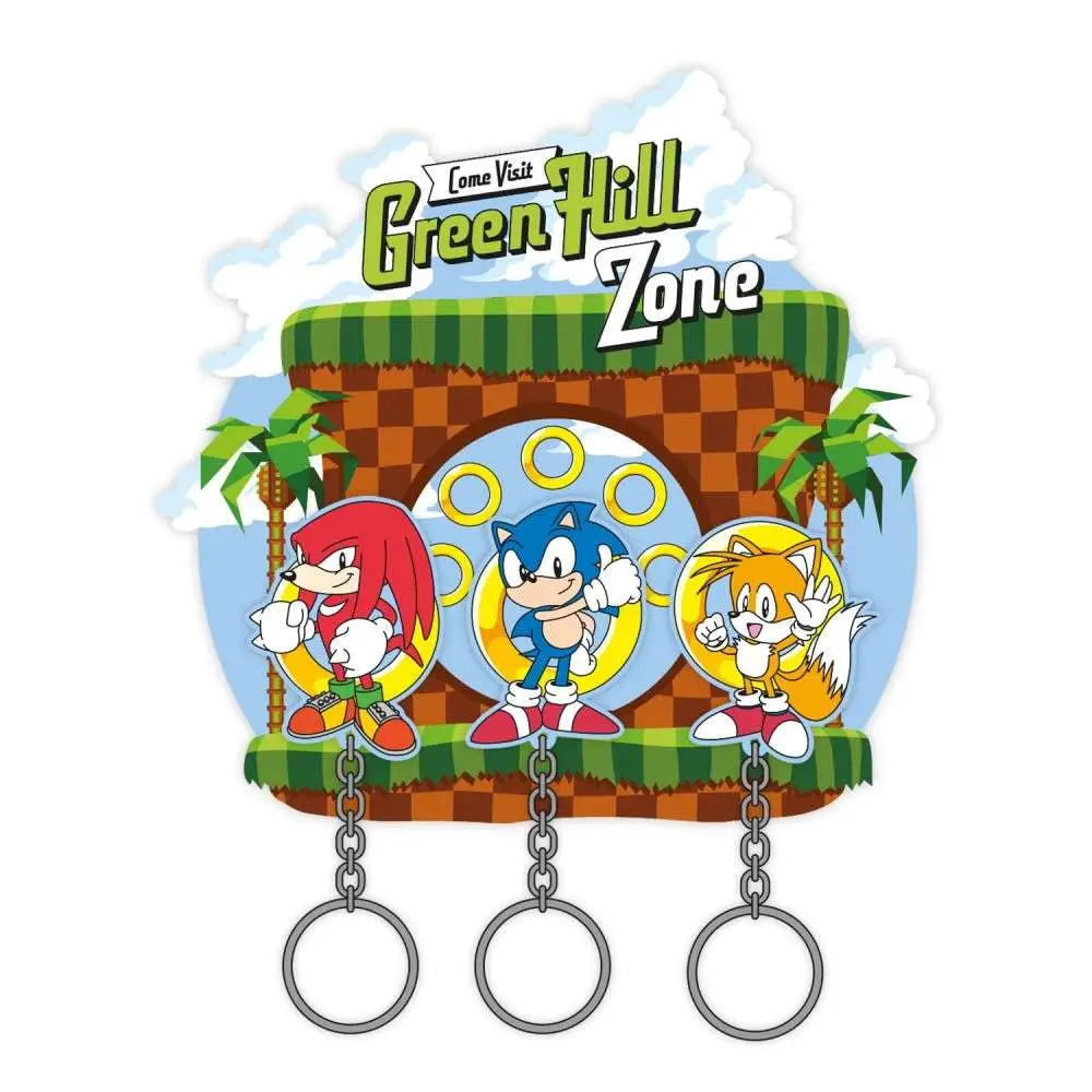Sonic the Hedgehog Tablero para llaves incl. 3 llaveros