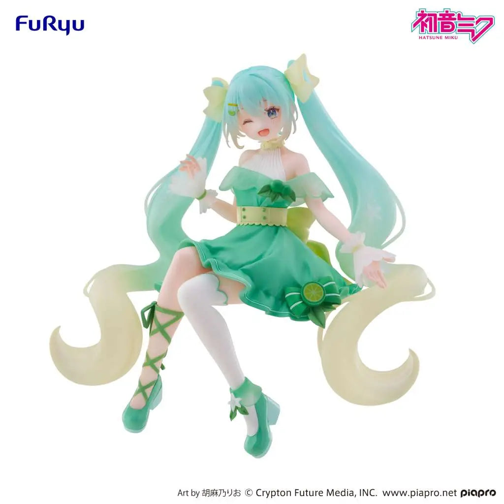 HATSUNE MIKU LIME NOODLE STOPPER FIG Frikytopia