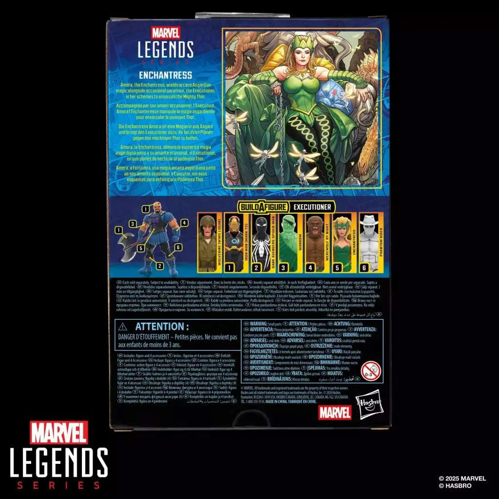 Figura Enchantress Marvel Legends Series 15 cm