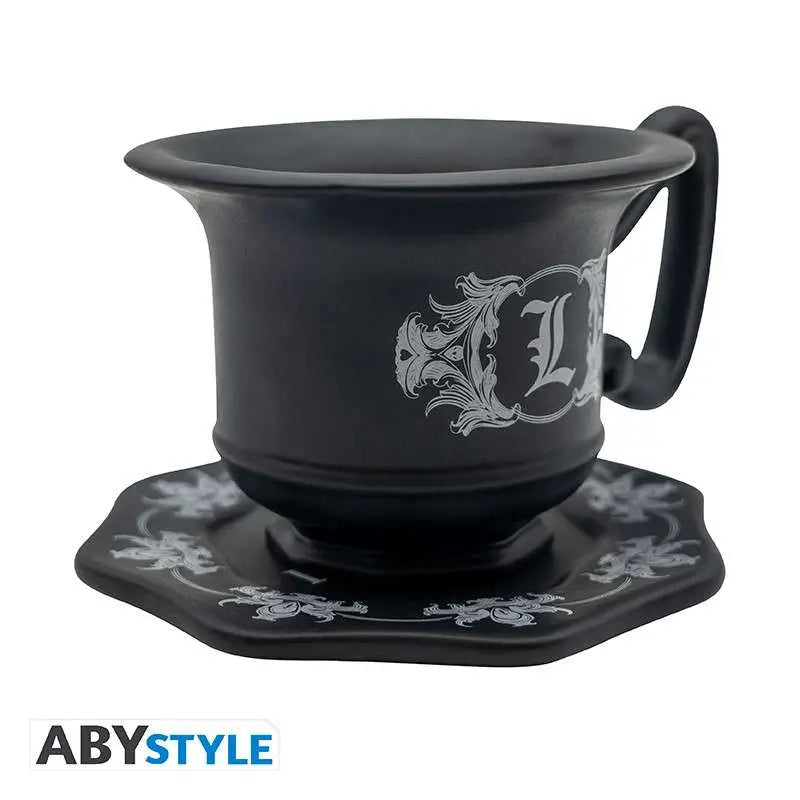 DEATH NOTE  L'S CUP Taza 3D WITH SAUCER