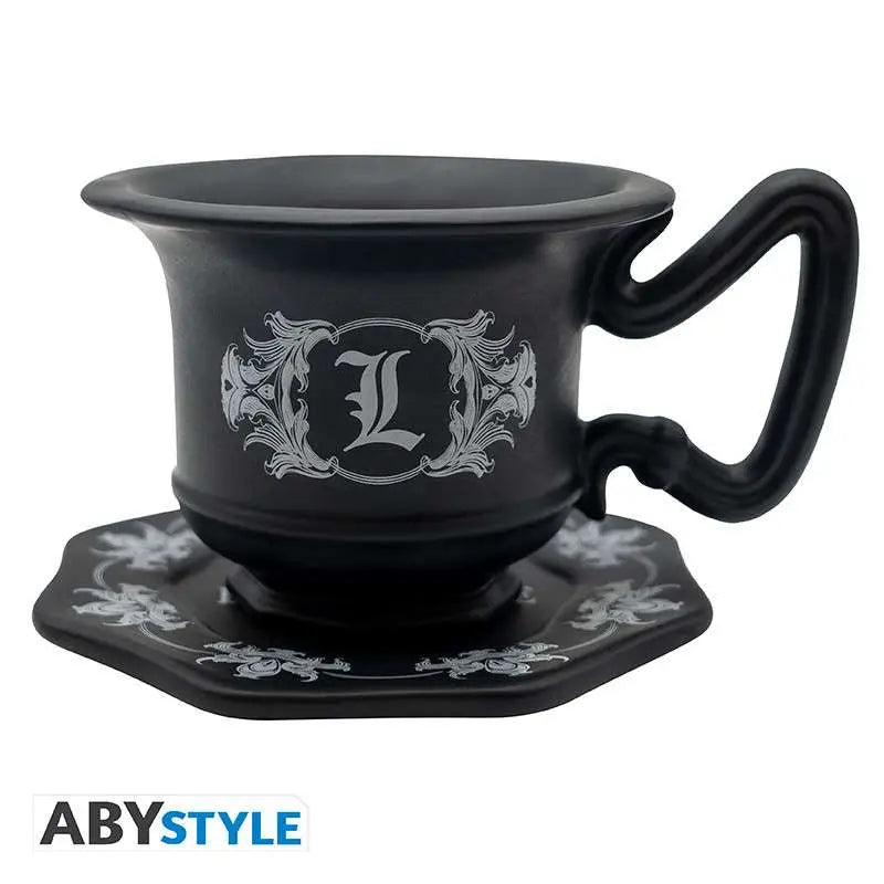 DEATH NOTE  L'S CUP Taza 3D WITH SAUCER