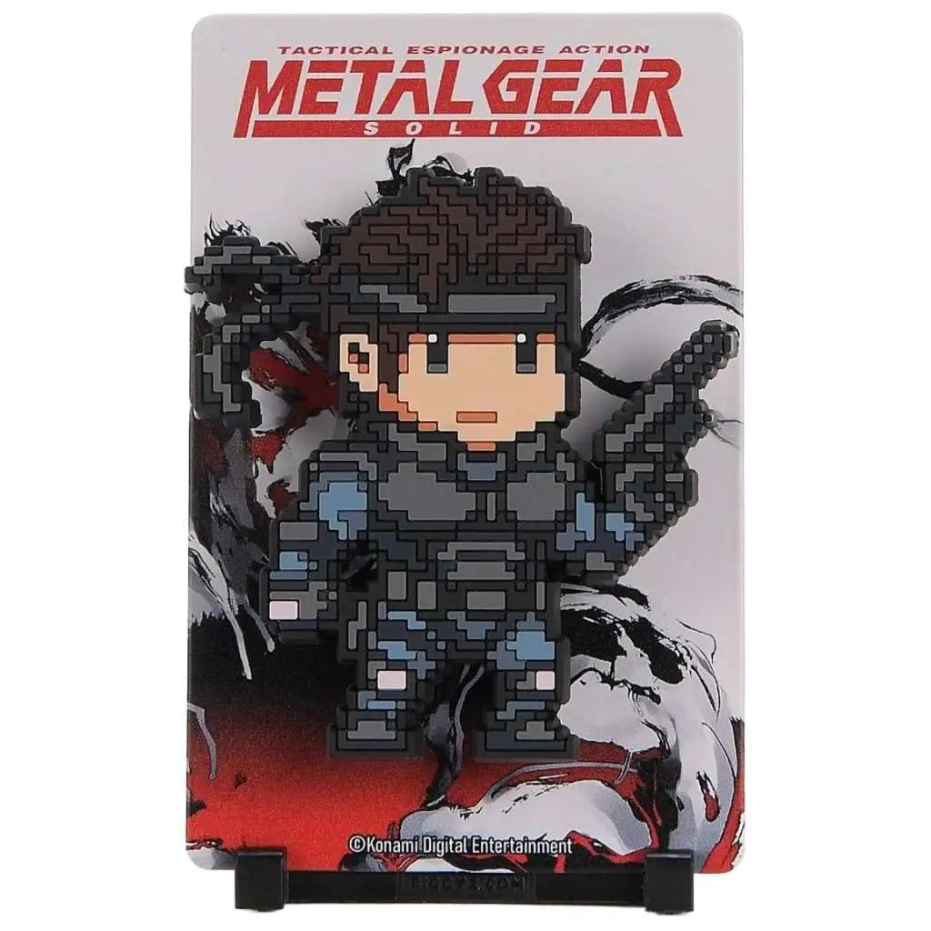 METAL GEAR SOLID 1 SOLID SNAKE FIGGYZ POP COLLECTIBLE Imán Frikytopia