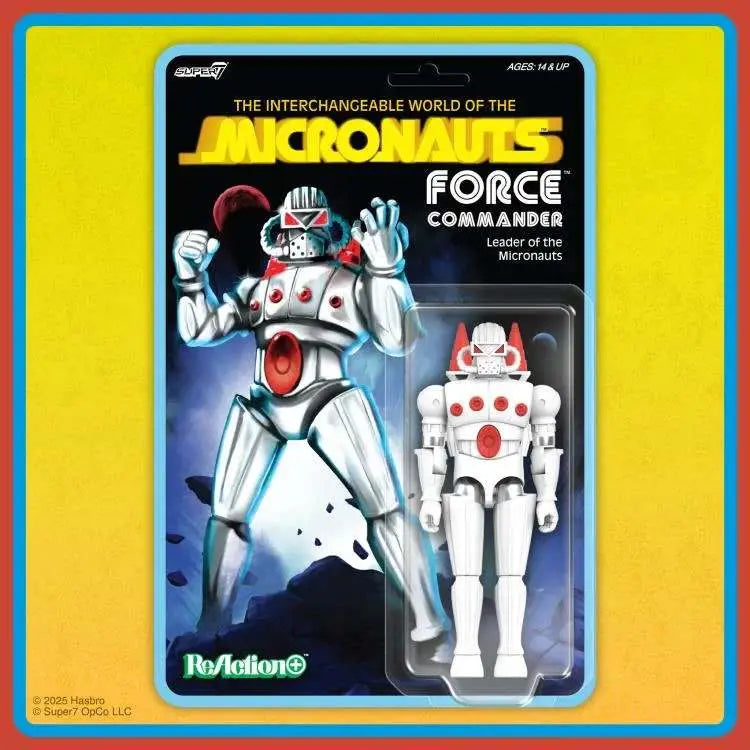 Micronauts Figura ReAction+ Force Commander 9 cm