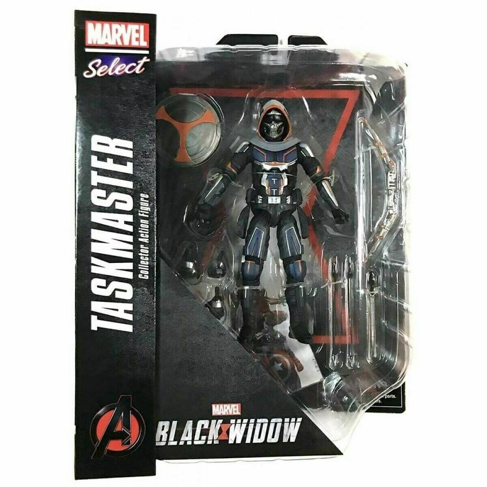 Figura diamond select toys marvel select action figure black widow tas