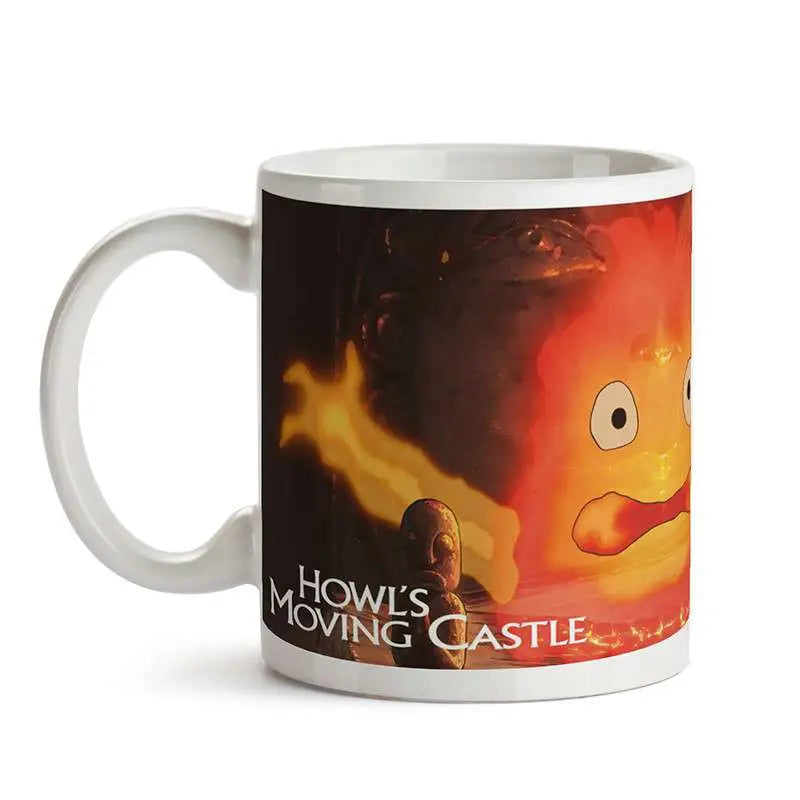 El castillo ambulante Ponyo Taza Calcifer
