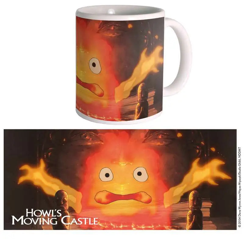 El castillo ambulante Ponyo Taza Calcifer