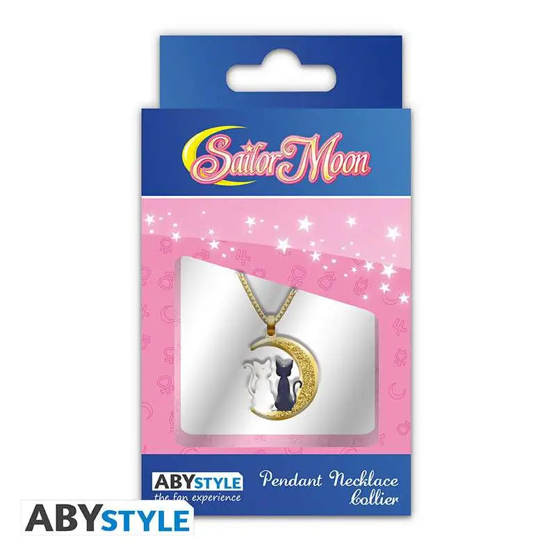 SAILOR MOON CATS ON THE MOON PENDANT NECKLACE Frikytopia