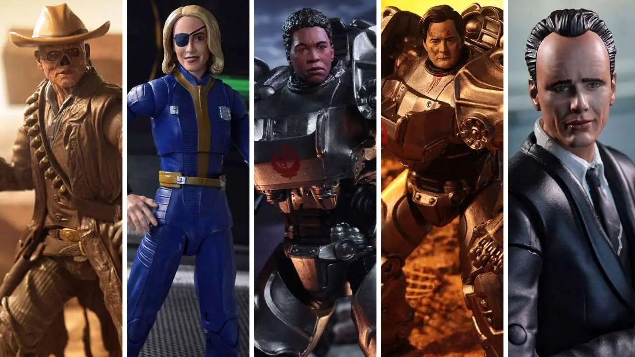 FALLOUT TV WAVE 1 ACTION FIGURE ASSORTMENT SET (6) Frikytopia