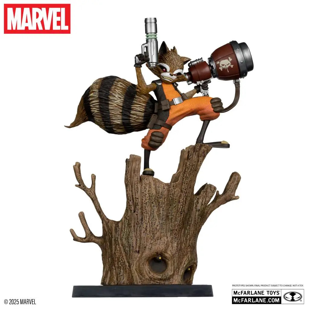 Marvel Collection Estatua PVC 1/6 Rocket Racoon (Rocket Racoon: A Chasing Tale #1) 18 cm