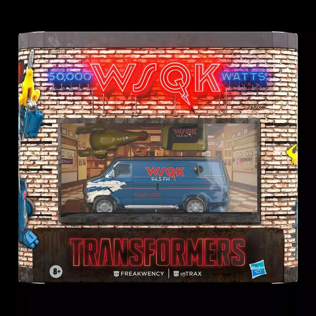 Stranger Things x Transformers Pack de 2 Figuras Freakwency & 8-Trax 15 cm