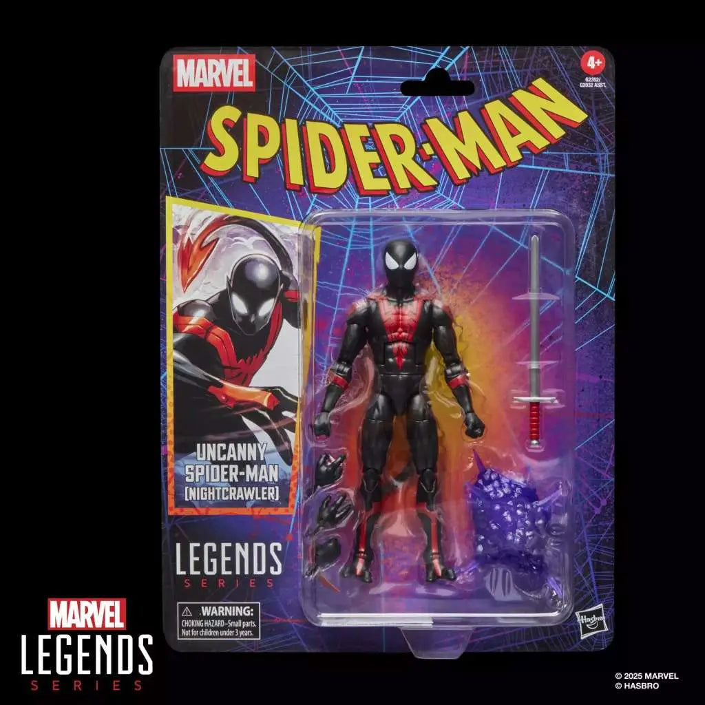 Figura Uncanny Spider-Man Nightcrawler Spider-Man Marvel Legends Series 15 cm