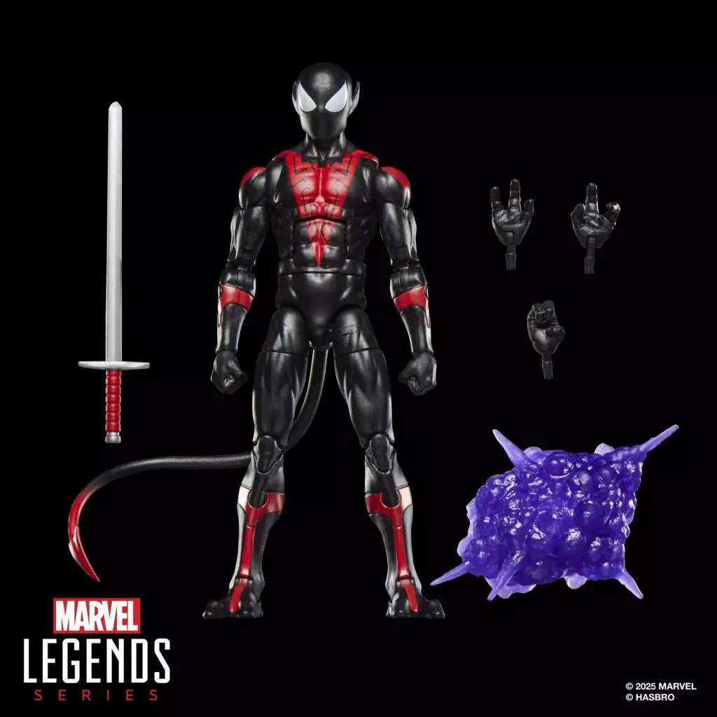 Figura Uncanny Spider-Man Nightcrawler Spider-Man Marvel Legends Series 15 cm