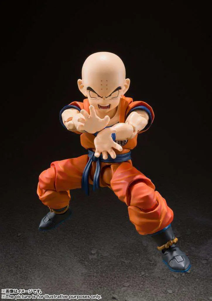 Dragon Ball Z Figura S.H. Figuarts Krillin-Earth's Strongest Man 17 cm