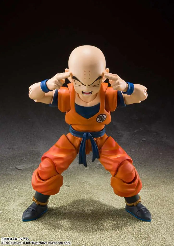 Dragon Ball Z Figura S.H. Figuarts Krillin-Earth's Strongest Man 17 cm
