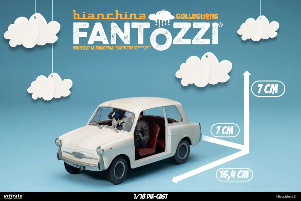 FANTOZZI LA BIANCHINA SIETE TRE ST...ZI 1/18 DIE-CAST