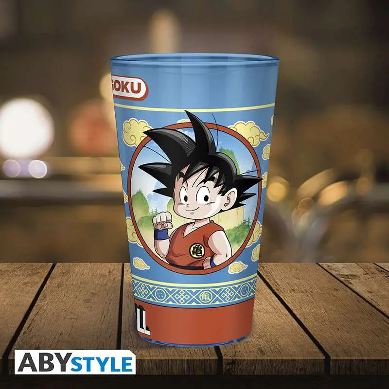 Vaso grande abystyle dragon ball goku y la nube voladora 400 ml