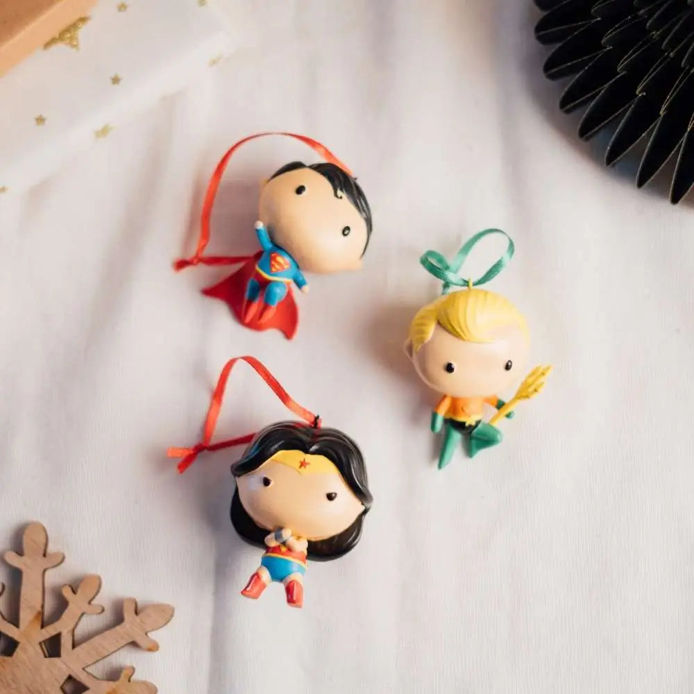 DC COMICS CHRISTMAS DECORATION SET A (3)