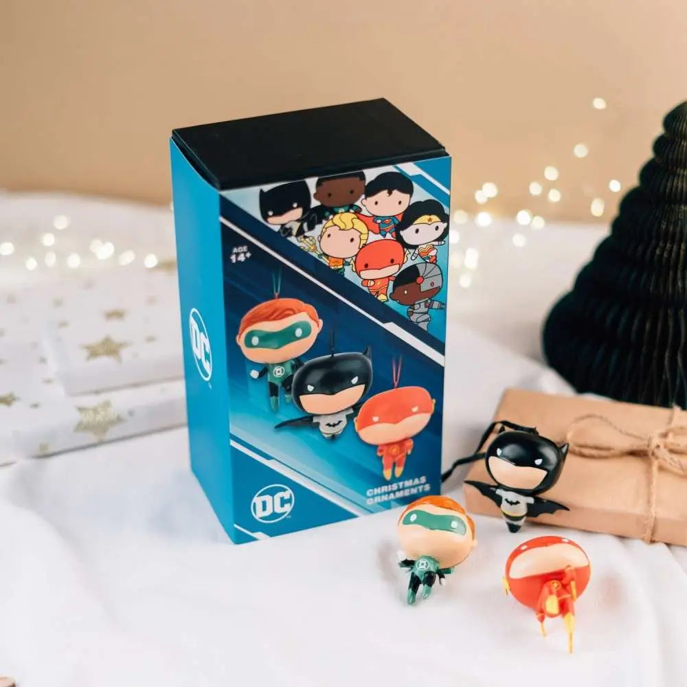 DC COMICS CHRISTMAS DECORATION SET B (3) Frikytopia