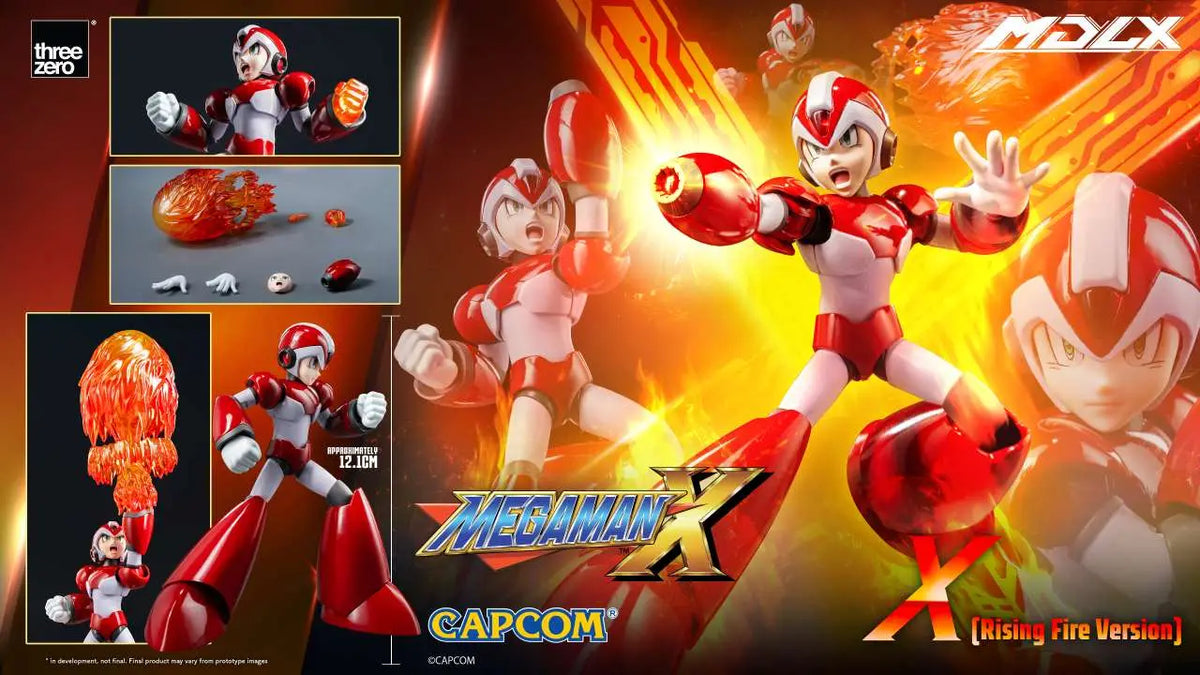 MEGA MAN X MDLX X RISING FIRE VERSION ACTION Figura Frikytopia