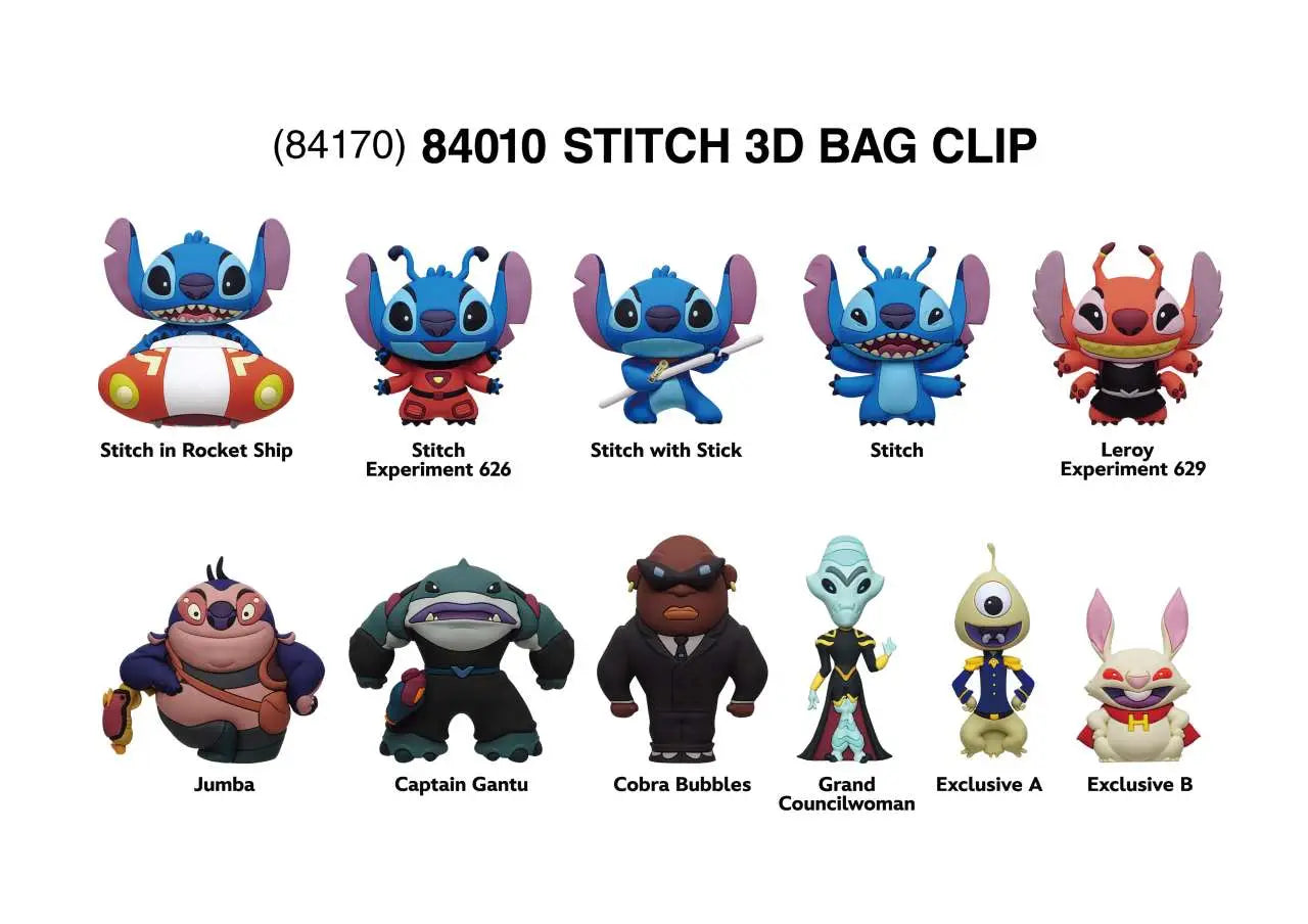 Lilo & Stitch 3D Colgantes Peluche Expositor Stitch in Space (24)