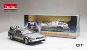 BACK TO THE FUTURE  DE LOREAN DIE-CAST 1:18 SCALE MODEL