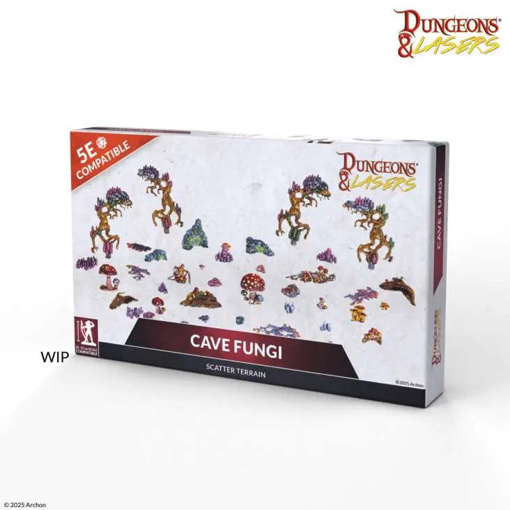 DUNGEONS & LASER CAVE FUNGI SCATTER TERRAIN Frikytopia