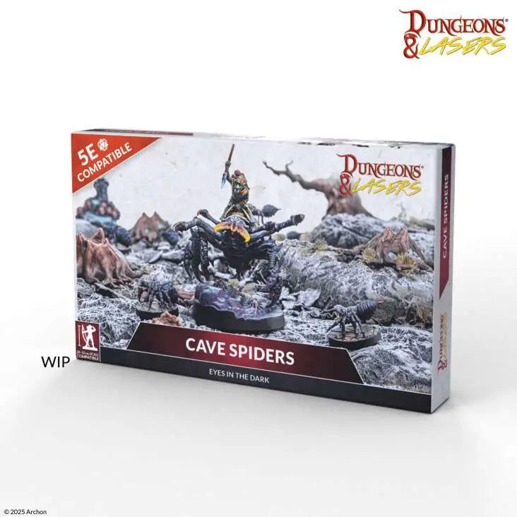 DUNGEONS & LASER CAVE SPIDERS Frikytopia