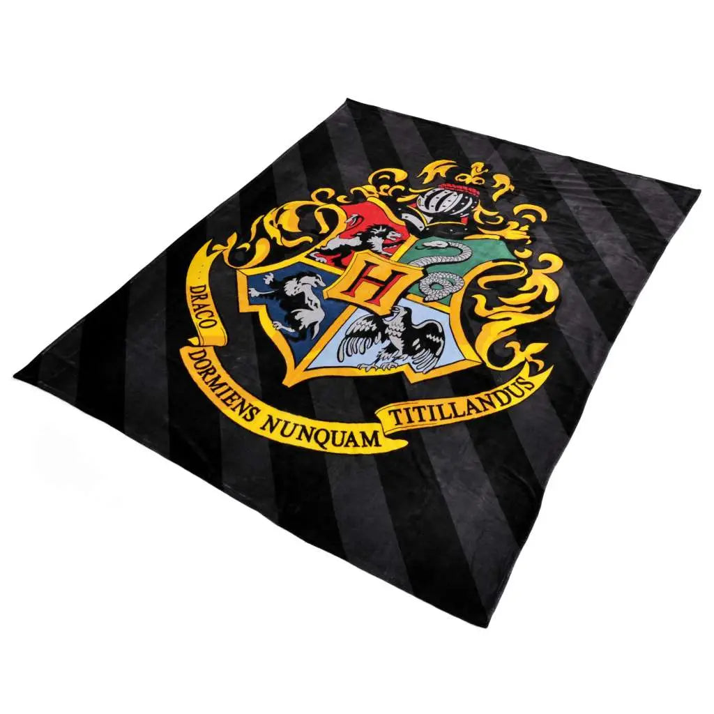 HARRY POTTER HOGWARTS CREST COZY BLANKET Frikytopia