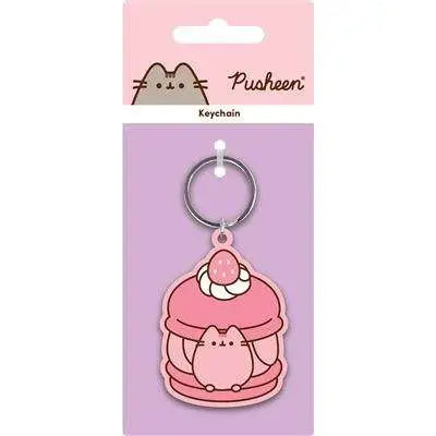 PUSHEEN STRAWBERRY PVC Llavero