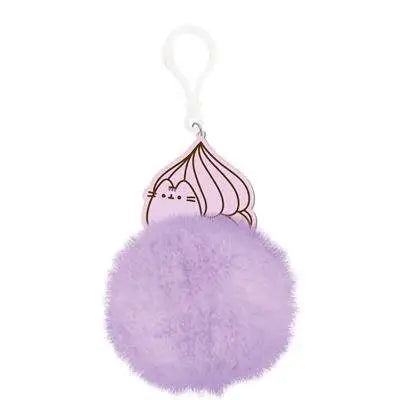 PUSHEEN LAVENDER POM POM Llavero
