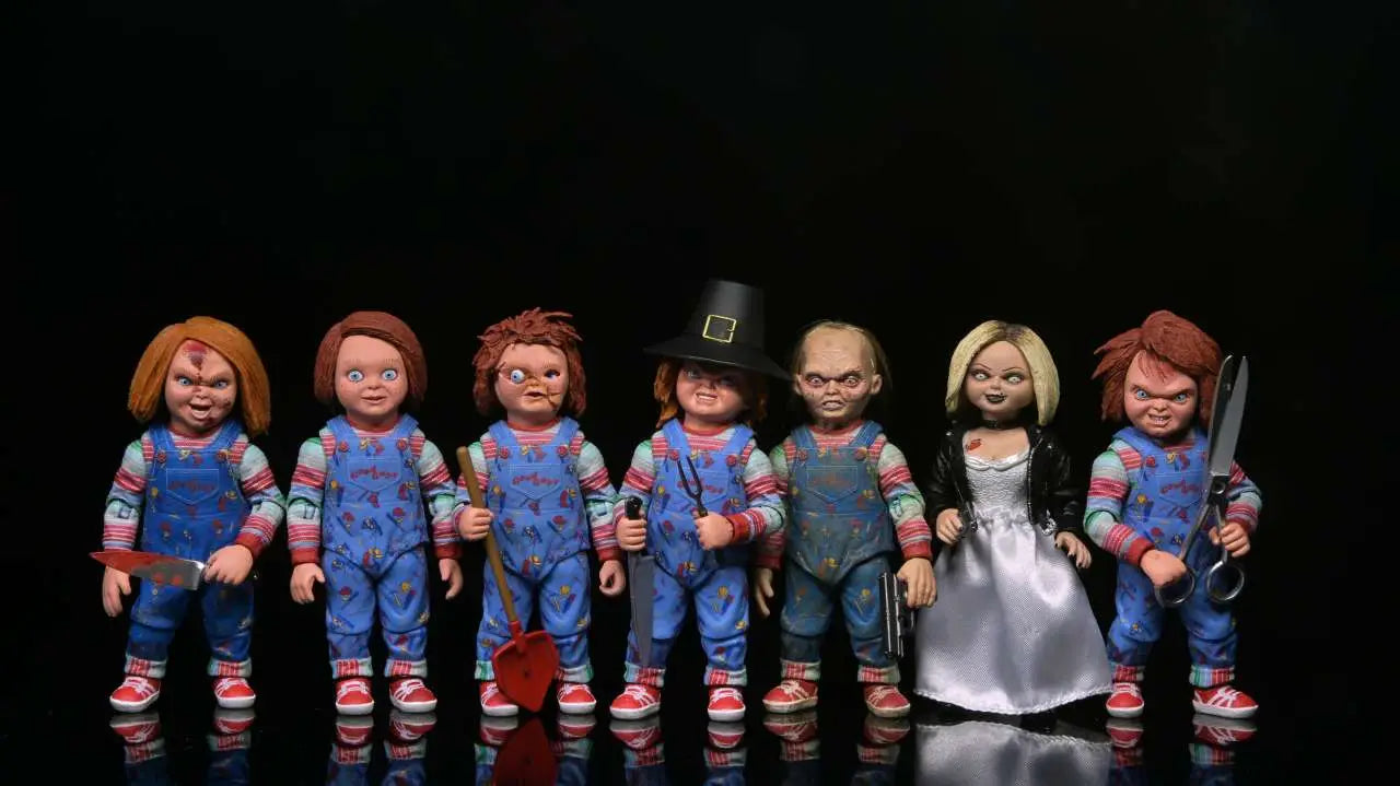 CHUCKY GOOD GUY SERIE 2 BLIND Caja 7" Figura DISPLAY (12)
