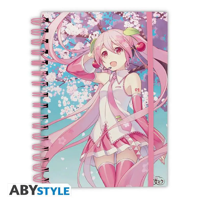HATSUNE MIKU CHERRY BLOSSOM Libreta A5 Frikytopia